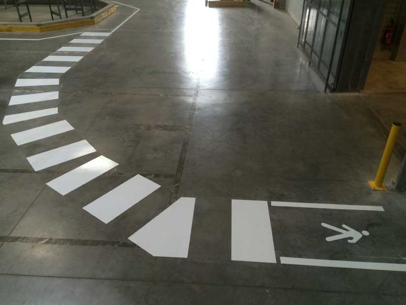 Bande De Marquage Au Sol Passage Piéton - 200 X 1200 Mm | Adhésif Antidérapant R9 | Pour Entrepôt, Zone Industrielle | Jaune Sécurité
